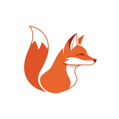 Obraz premium ICON HEAD FOX VEKTOR