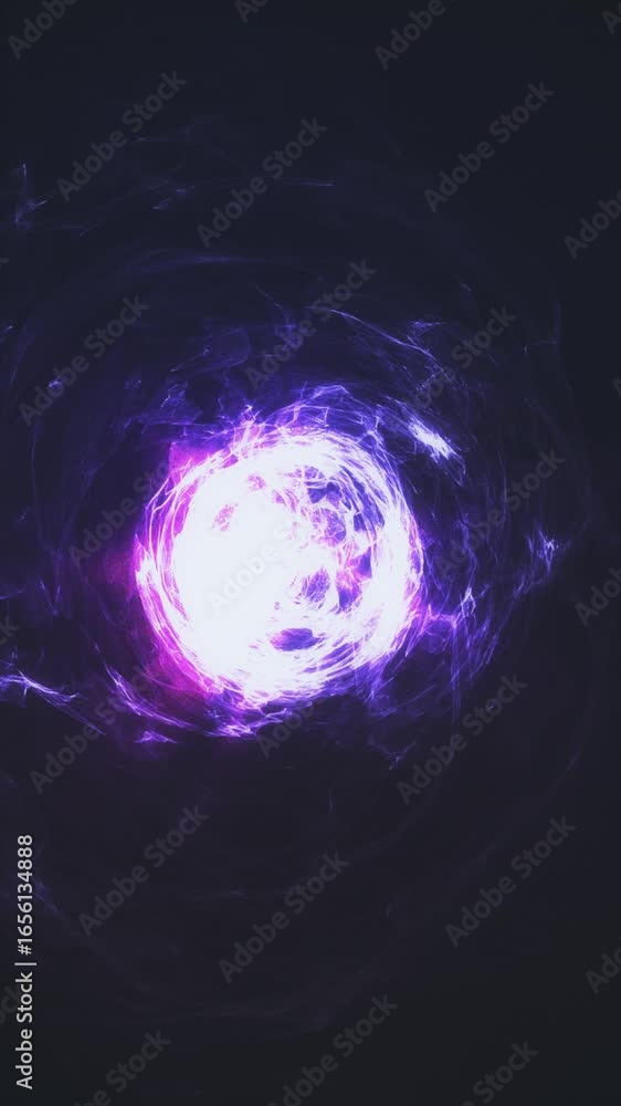 Poster discover vibrant colors and swirling patterns in a captivating abstract animation on a dark backdrop