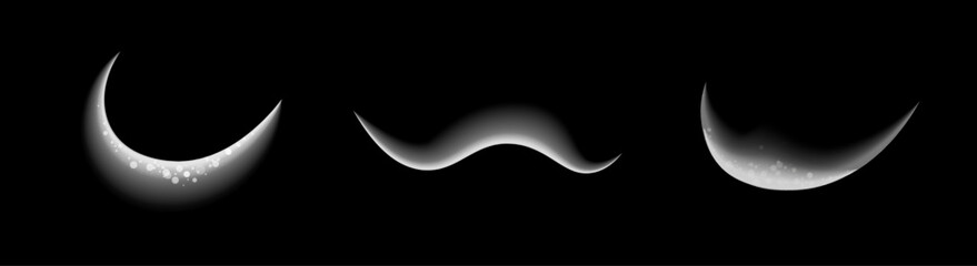 Isolated blow smoke fog ice motion transparent design glistering splash frost light blizzard snow wind cold effect vector