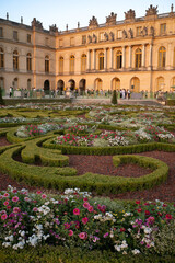 coucher de soleil, Ch&acirc;teau de Versailles, Yvelines, 78, France