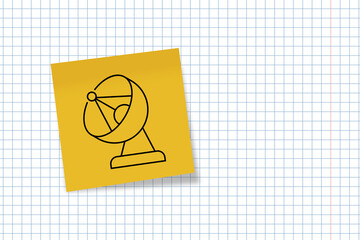 a yellow square card with a black minimalist icon of a human head containing a globe symbol inside....
