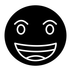 Beaming Face with Smiling Eyes Icon