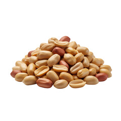 peanuts isolated on white background