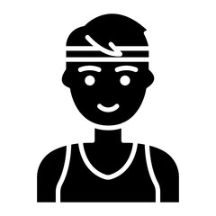 Athlete Male Icon