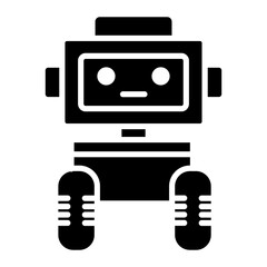 Fototapeta premium Robot Toy Icon