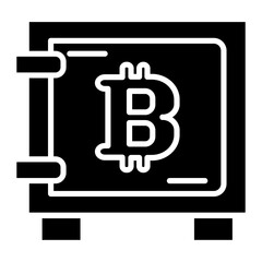 Fototapeta premium Crypto Vault Icon