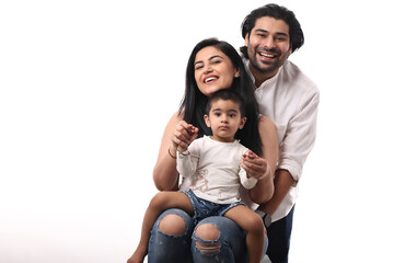 Family Enjoys A Joyful Moment Together Indoors