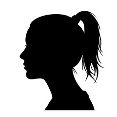 silhouette of a woman