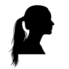 silhouette of a woman