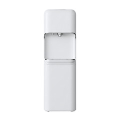 Modern white water cooler dispenser for an office