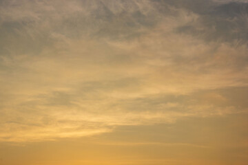 夏の空　夕暮れの時の空と雲56