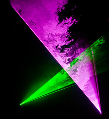 futuristic lights. Cyberpunk background. Abstract lasers  glowing lines  neon lights  abstract...