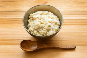 玄米粥　typical Japanese rice dish (porridge)