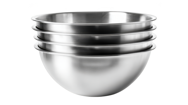 A close up studio shot showcasing a trio of gleaming stainless steel reusable cups with secure lids arranged neatly in a row against a neutral background.