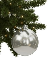 銀色の輝き、クリスマスの夜