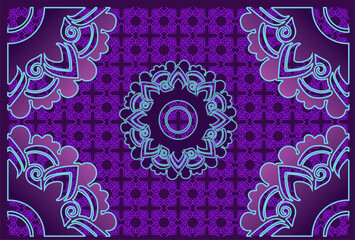 seamless pattern with paisley