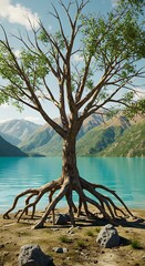 湖畔の生命、3D映像の詩情