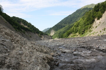 mountain road in the mountains