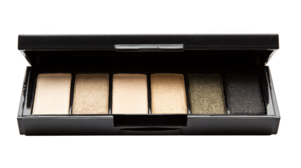 A minimalist conceptual art piece featuring a stark black box with a smooth matte finish uniquely adorned with three protruding angled eyeshades creating an intriguing play of light and shadow.