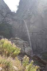waterfall in yosemite