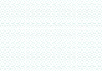 Seamless Blue Hexagonal Pattern Design for Modern and Abstract Backgrounds