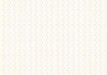 Geometric Hexagonal Pattern with Gradient Lines on Light Background