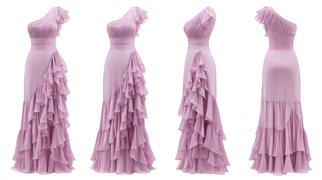 A stunning trio of elegant garments showcasing a vibrant palette of different hues and fashionable designs perfect for any occasion from casual outings to formal events.