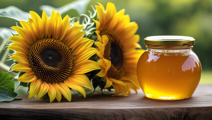 Honey and sunflower