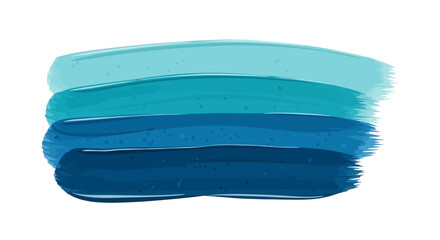 Fototapeta premium Teal, Turquoise, and Blue Paint Strokes A Vibrant Color Palette