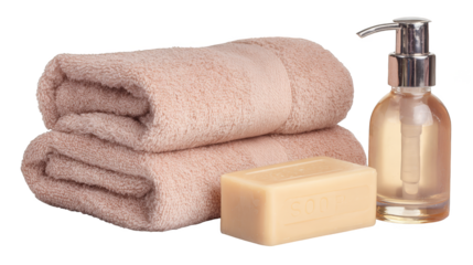 A beautifully simple still life composition featuring a single pristine bar of soap its smooth texture and clean lines evoking a sense of purity hygiene and daily ritual cleansing.