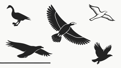 Obraz premium Blank White SVG Vector Background with Minimalist Flat Design Style