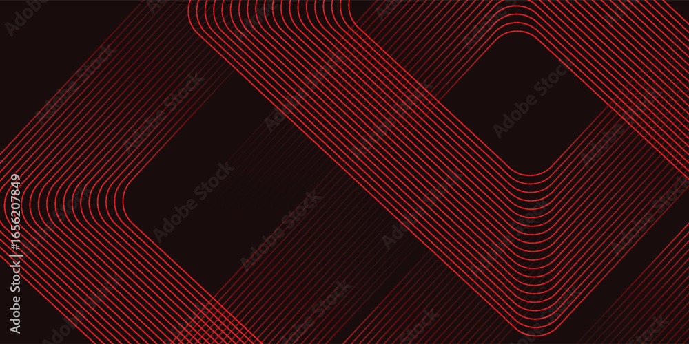 Poster red abstract line background with dynamic shape composition, modern abstract design vector eps10