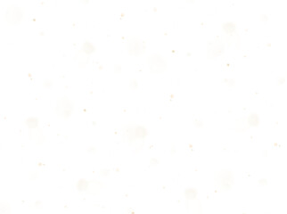 Christmas snowflakes dust particles fog on transparent background