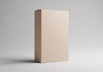 Naklejka premium Cereal Box Mockup on Light Gray Background