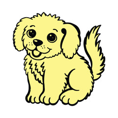 A baby doge vector design.