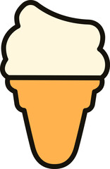 한입 먹은 아이스크림