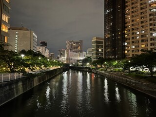 Obraz premium 目黒川
