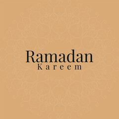 Ramadan Kareem background template and greeting card banner poster. eid festival vector illustration design.