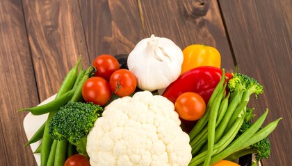 Colorful fresh vegetables