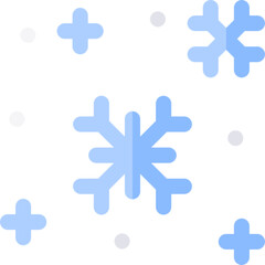 Obraz premium Snowflakes Multiple Icon