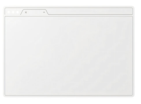 A blank browser window with navigation elements, ready for content display and web browsing.