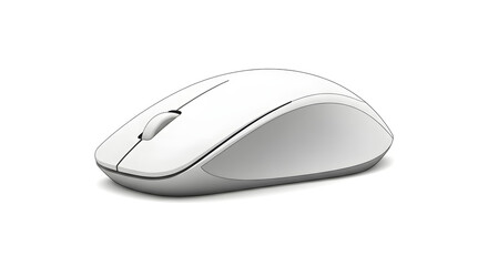 A sleek white wireless computer mouse on a clean background, designed to whisk your cursor across the digital workspace with precision