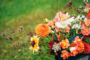 Colorful Flowers as Decoration