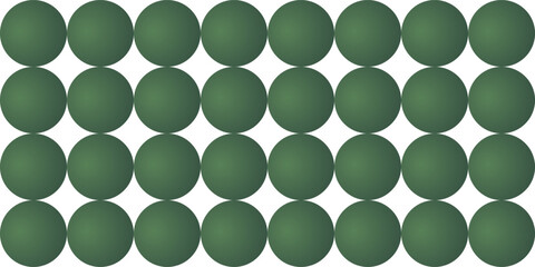 Abstract seamless background with green circular shapes in modern design.