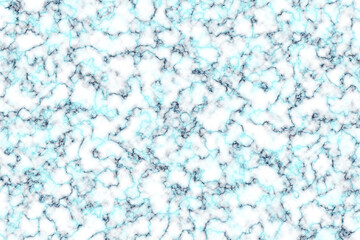 Blue abstract water background with bubbles and icy texture