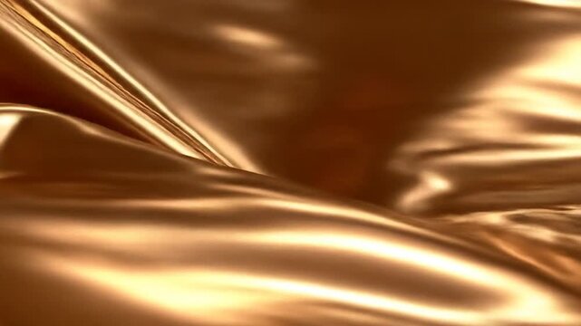 Gold Liquid Silk Texture