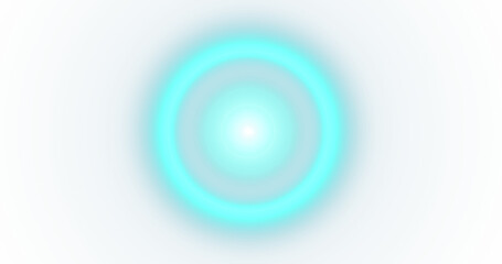 Abstract Teal Circular Light, Glowing Orb, Bright Energy, Ring, Halo, Luminescence, Shine, Neon, Aura, Background Design Element