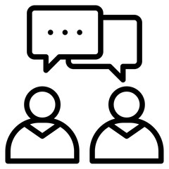 Interaction icon vector illustration