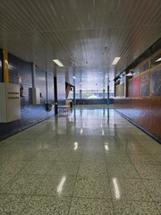 underground parking garage