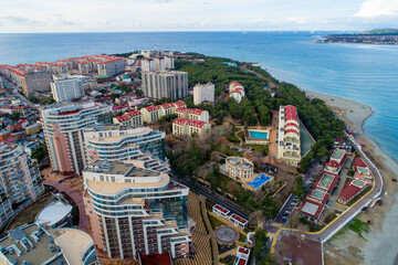 Panorama of Gelendzhik resort. Residential complex 